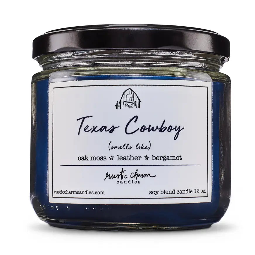 Texas Cowboy 12oz Candle
