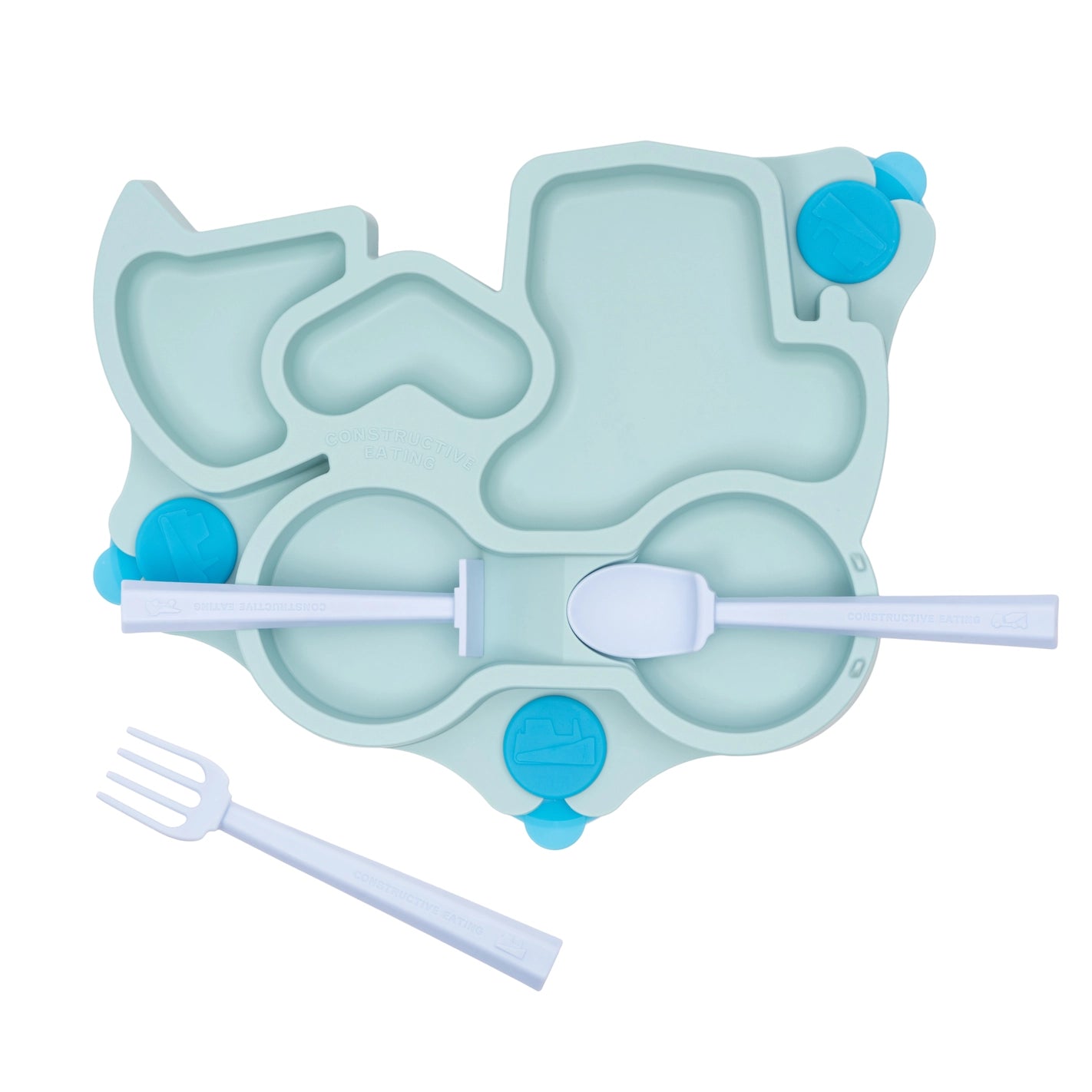 Blue Truck Suction Plate Set