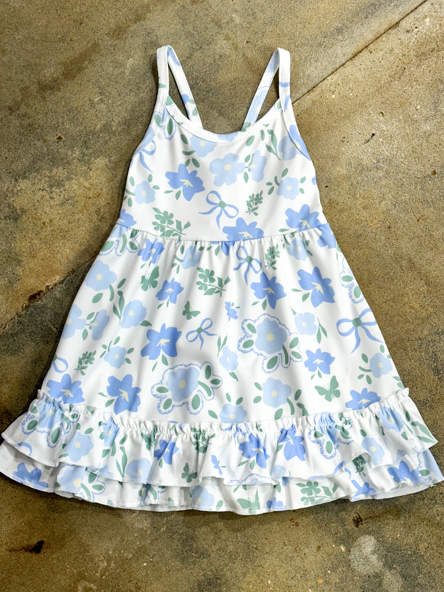Kylee Blue Floral Dress