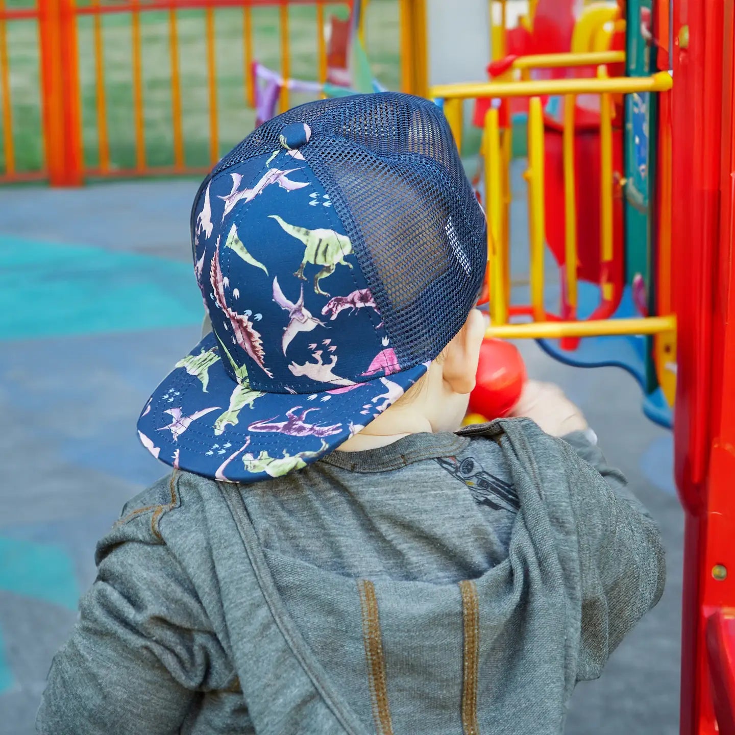 Kids Dinosaur Trucker