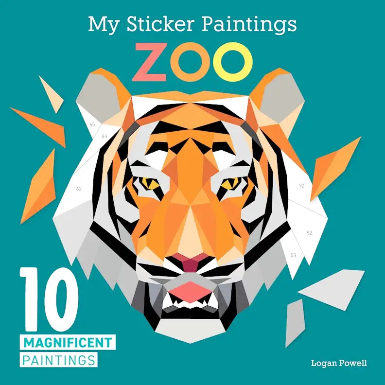 Zoo Sticker Painting Activity Book