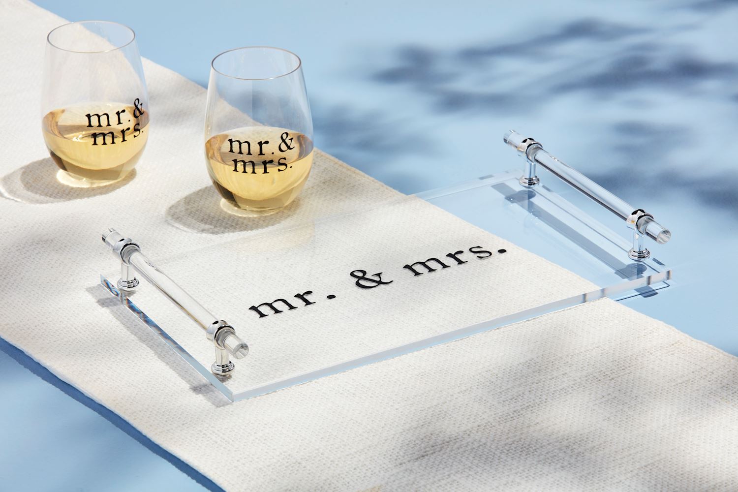 Mr & Mrs Acrylic Tray