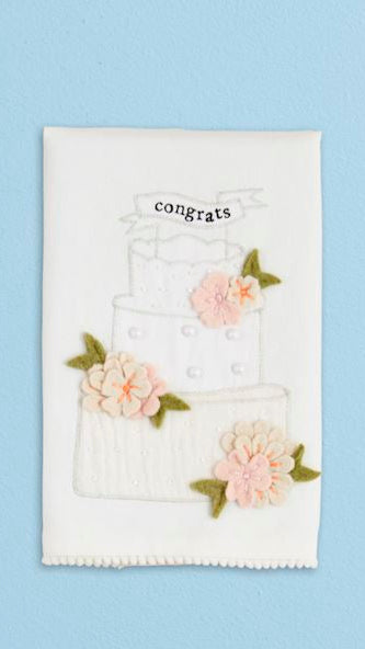 Wedding Applique Towel
