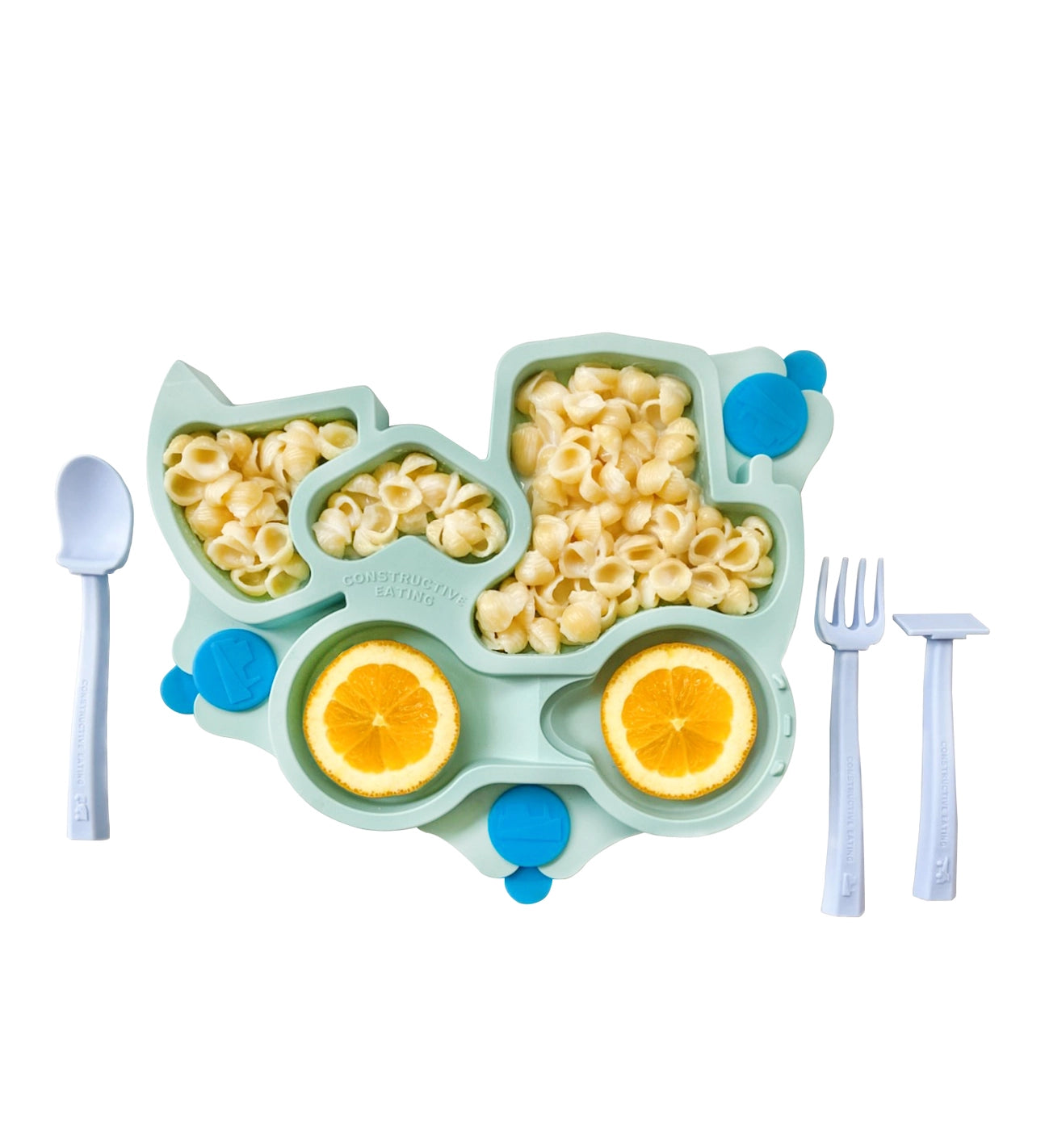 Blue Truck Suction Plate Set
