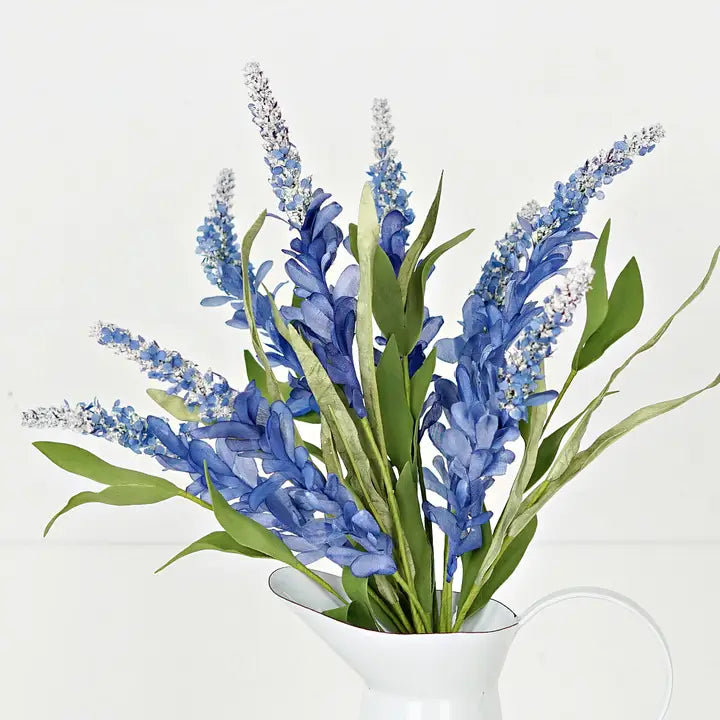 20in Bush-Blue Bonnet Flower with Heather