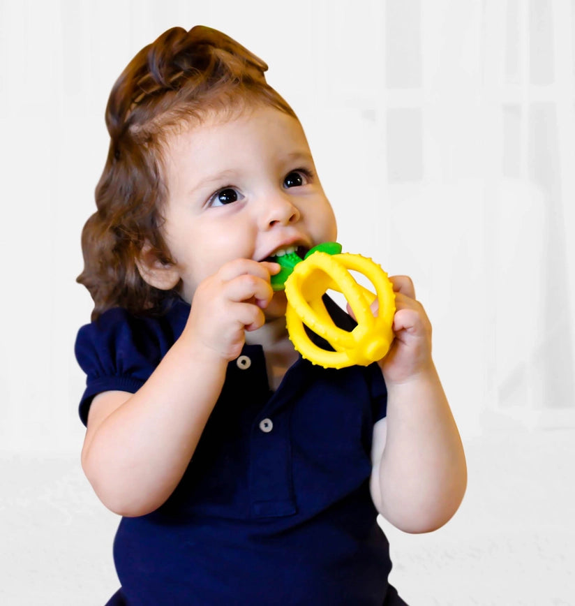 Bitzy Biter Lemon Teething Ball