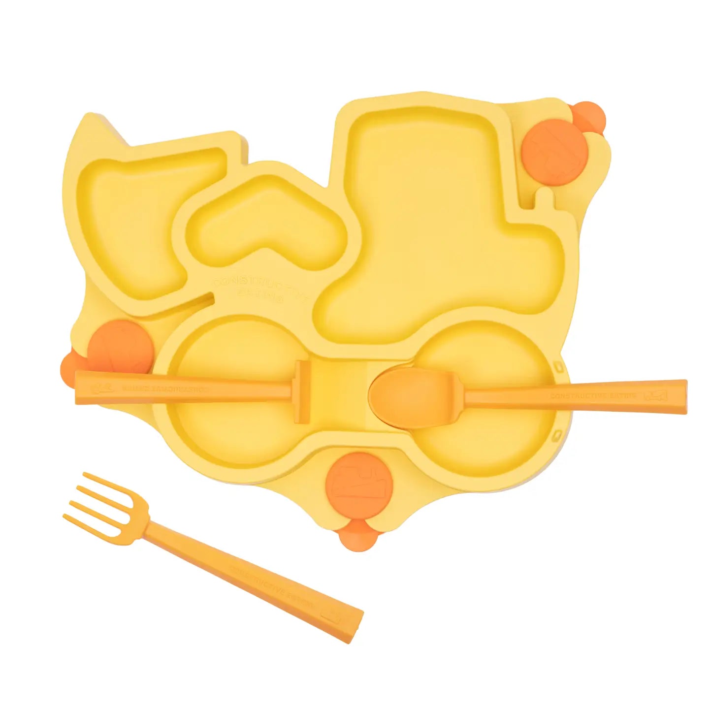 Yellow Truck Suction Plate Set