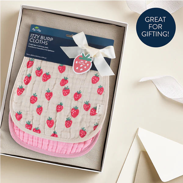 Strawberries & Cream Itzy Burp Cloths™