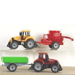 Bigtime Barnyard Tractors & Trailers Set