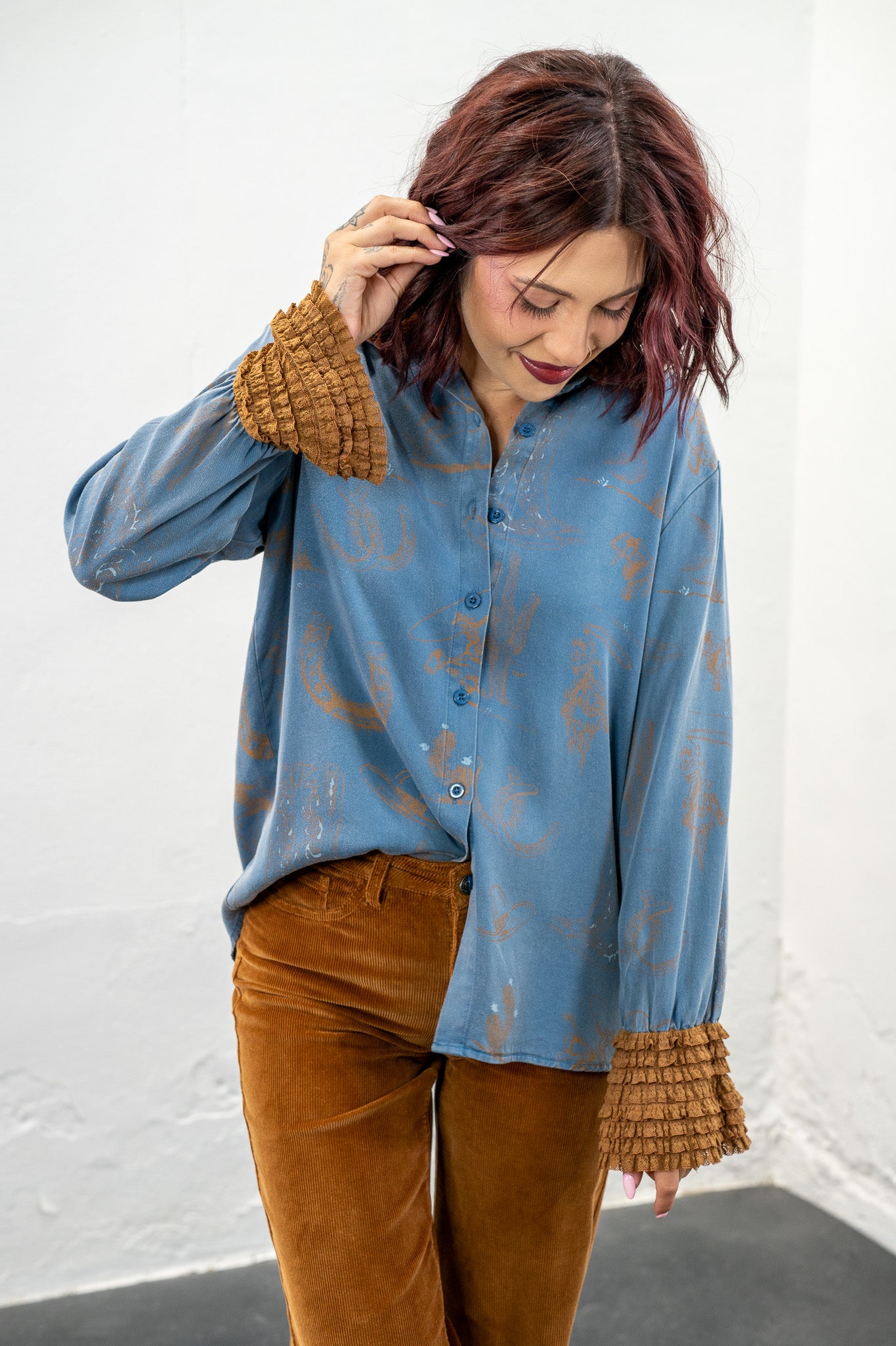 The Frontier Frill Blouse