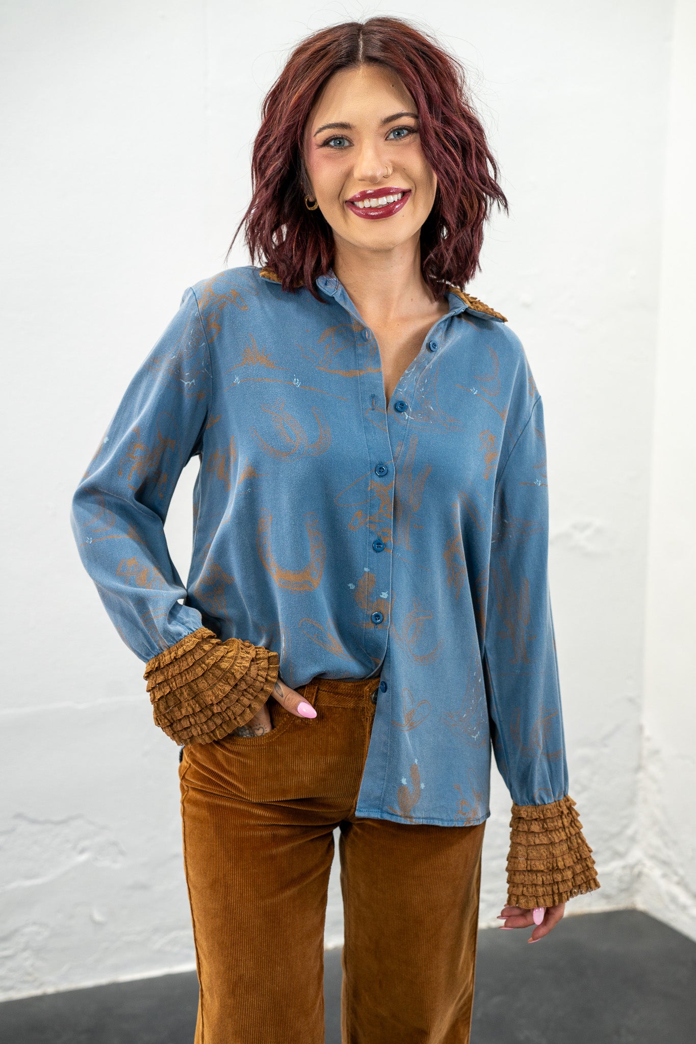 The Frontier Frill Blouse