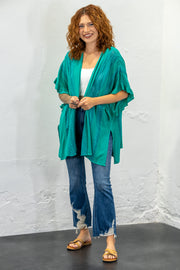 Comfort Cove Teal Kimono
