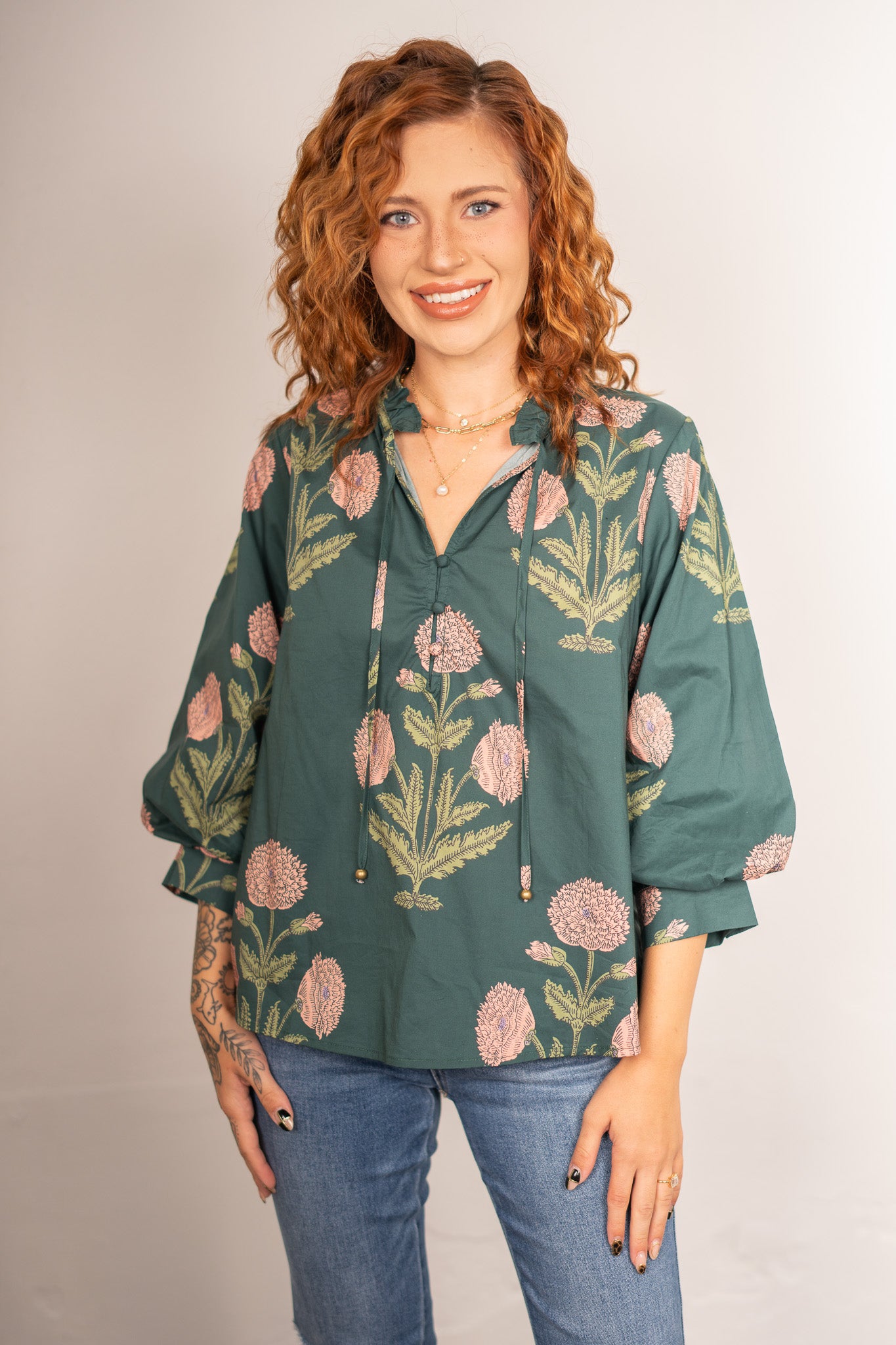 Jayna Floral Top