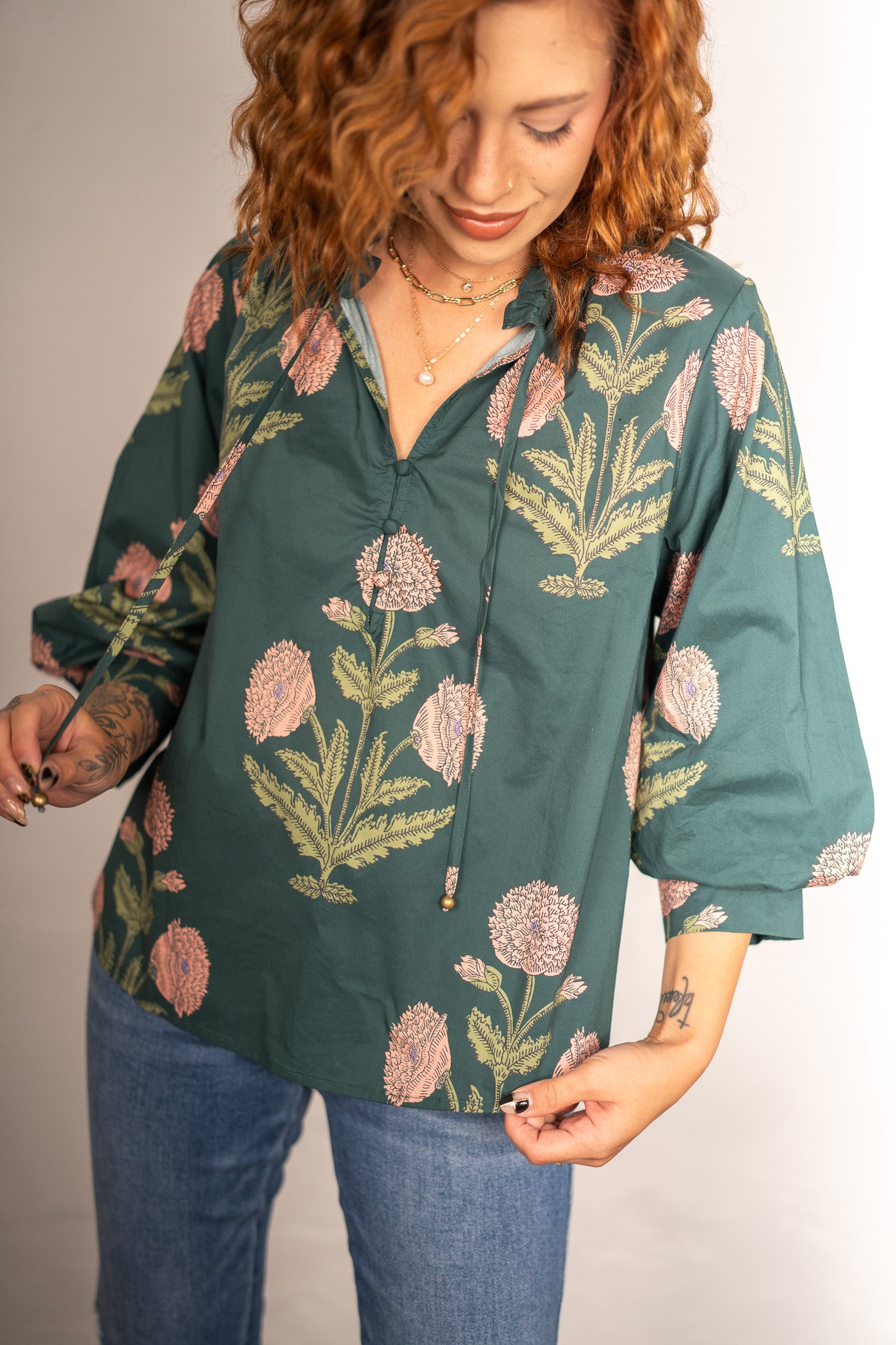 Jayna Floral Top