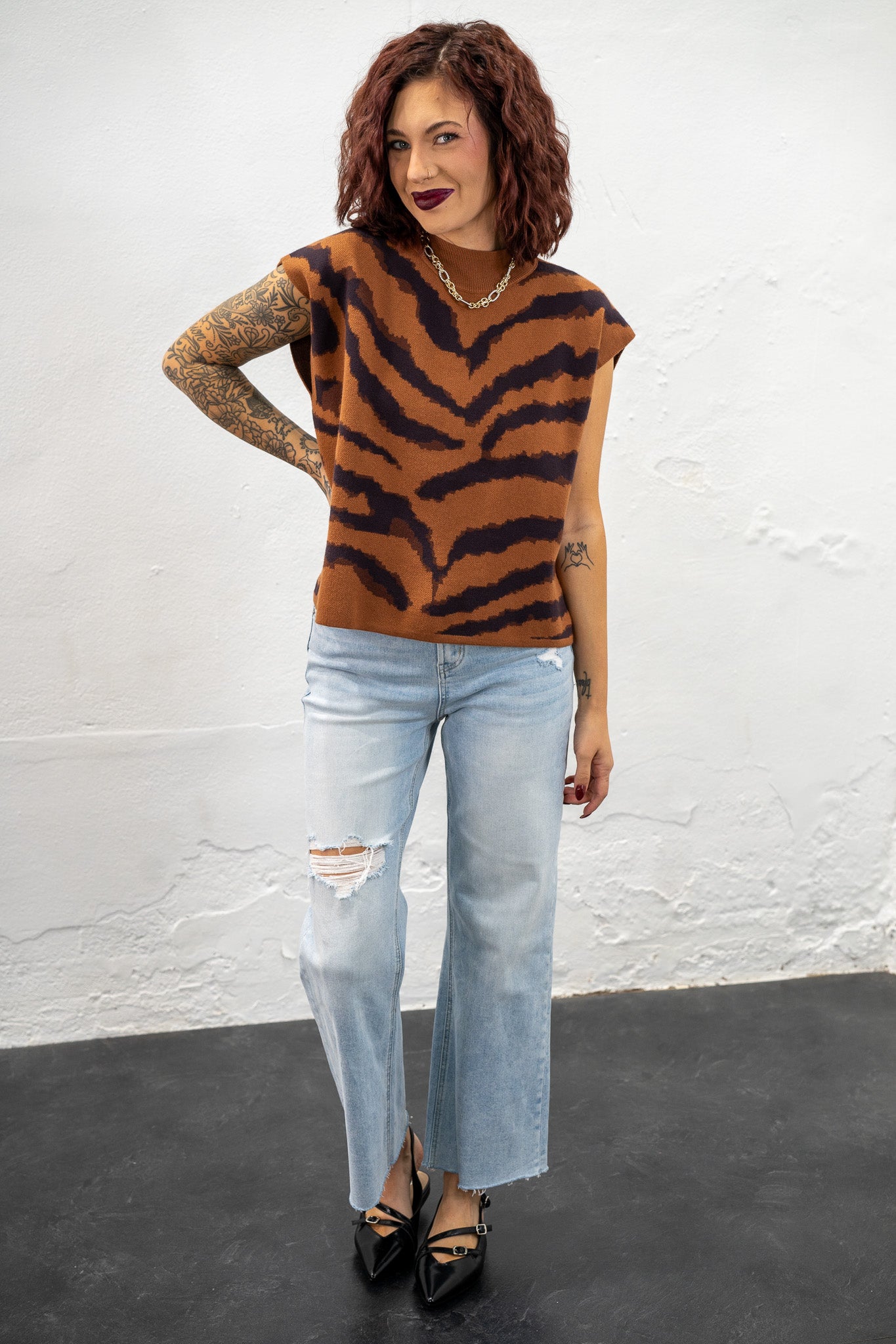 Roaring Tiger Stripe Sweater