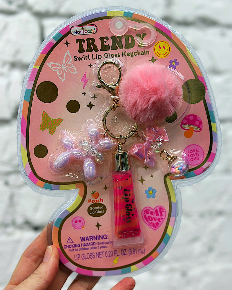 Good Day Lip Gloss Keychain