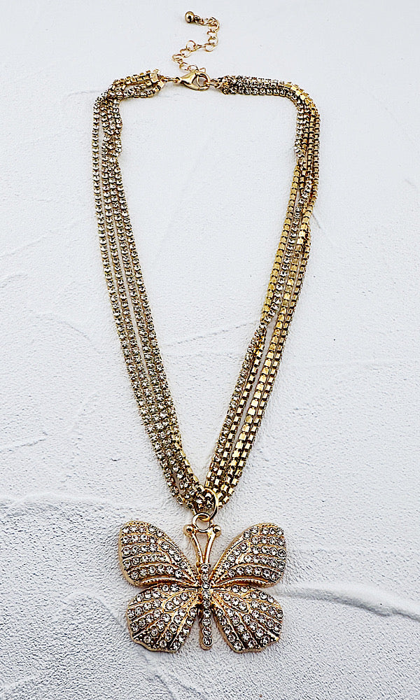 Jane Butterfly Necklace