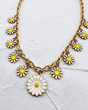Daisy Charm Necklace