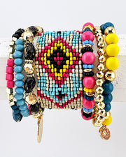 Gia 7pc Bracelet Stack