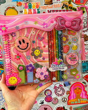 Groovy Flower Color Fun Pouch