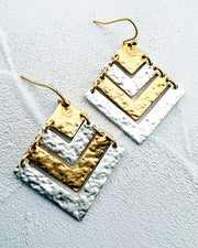 Zara Two Tone Earrings