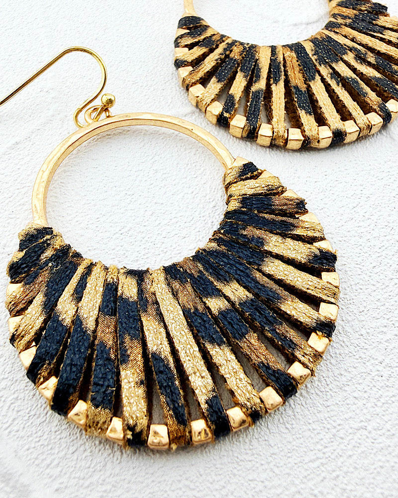 Libby Leopard Earrings