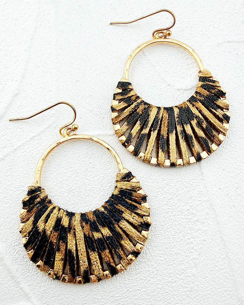 Libby Leopard Earrings