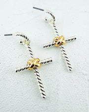 Kristen Cross Earrings