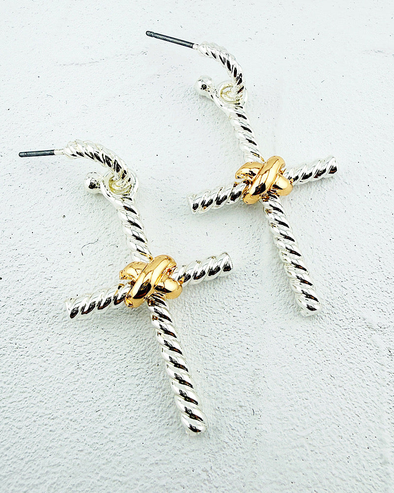 Kristen Cross Earrings