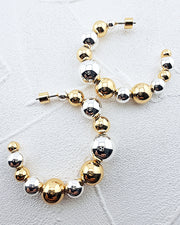 Jackie Two Tone Hoops