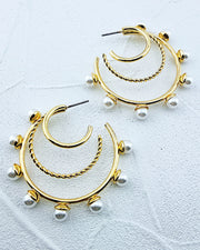Macie Pearl Hoops