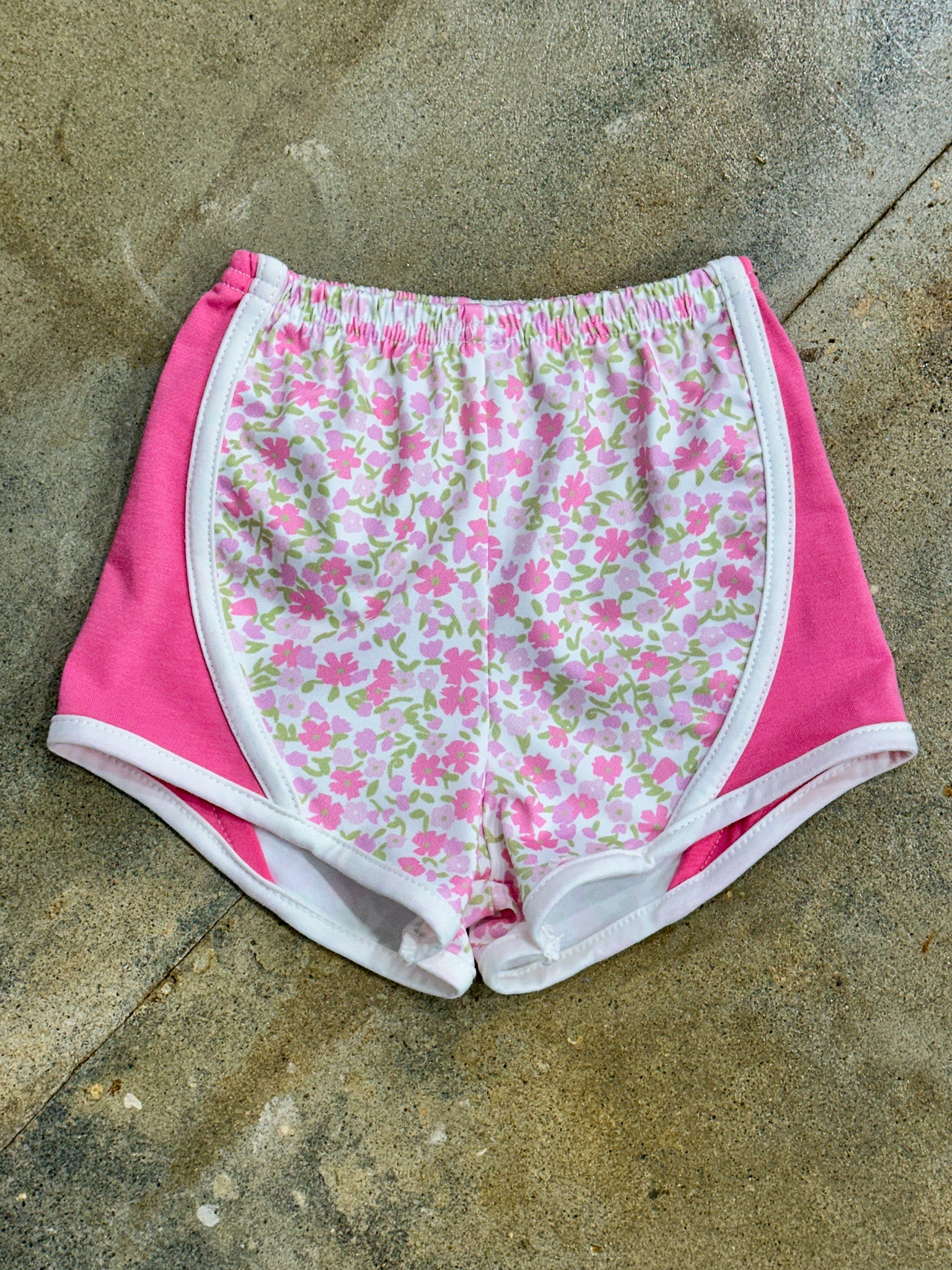 Sweet Pea Floral Active Shorts