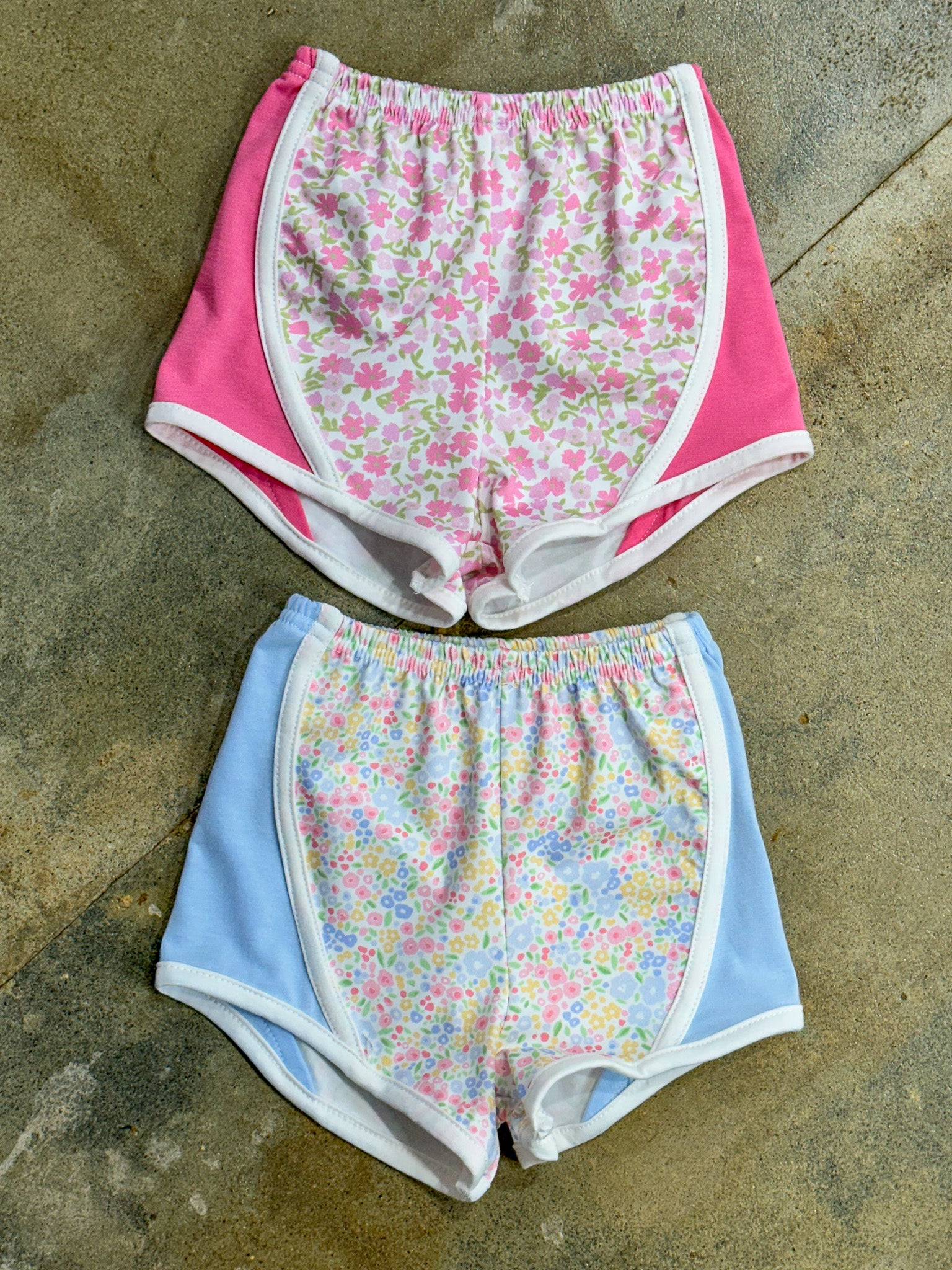 Sweet Pea Floral Active Shorts