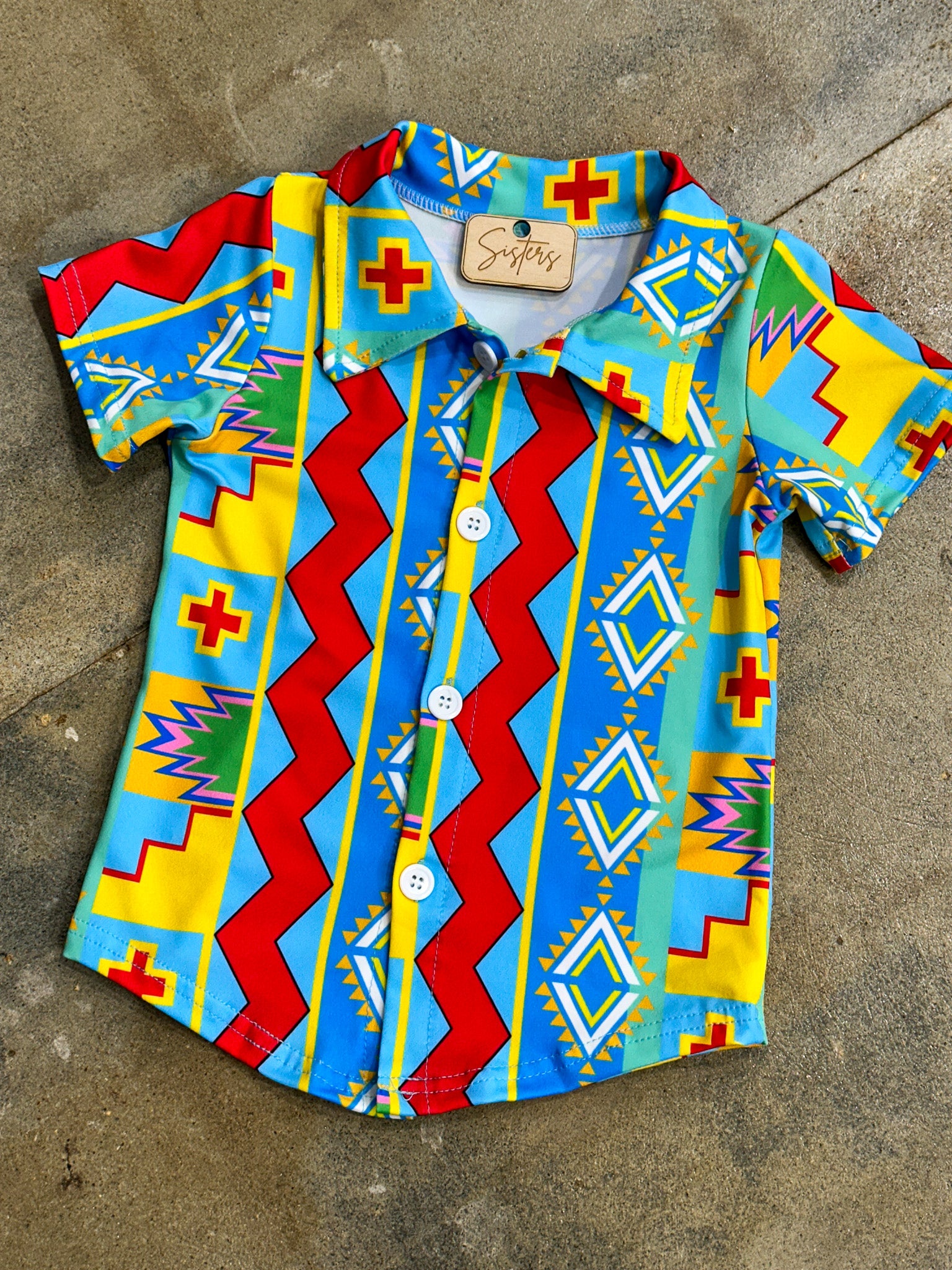 Jaxx Bright Aztec Shirt