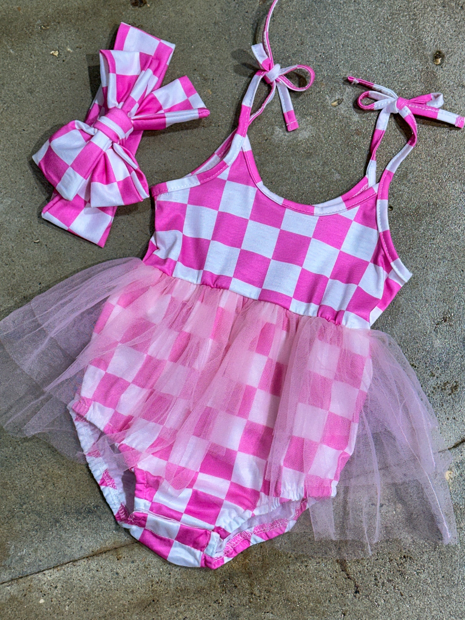 Tutu Cutie Pink Onesie Set