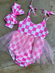 Tutu Cutie Pink Onesie Set