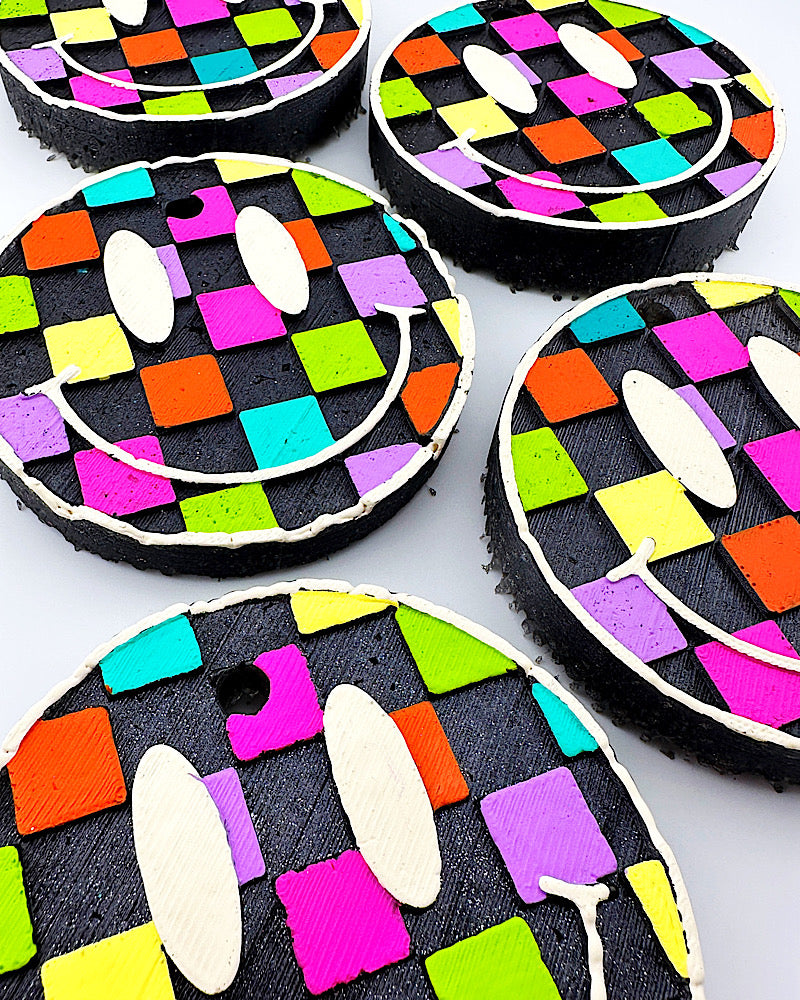 Checkered Smiley Freshie