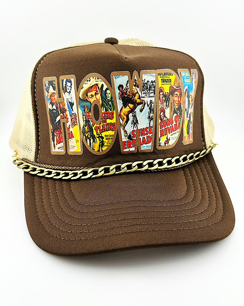 HOWDY Chained Trucker Hat