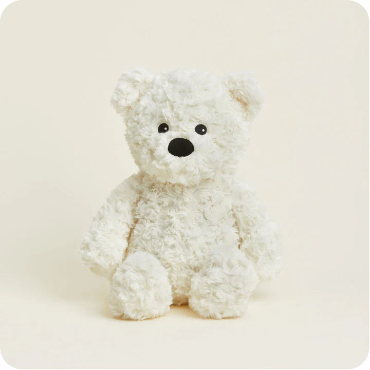 Cream Curly Bear Warmie