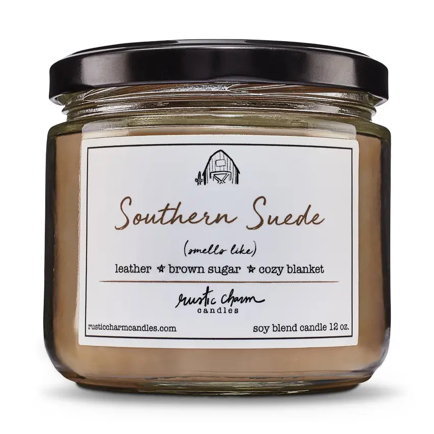 Southern Suede 12oz Candle