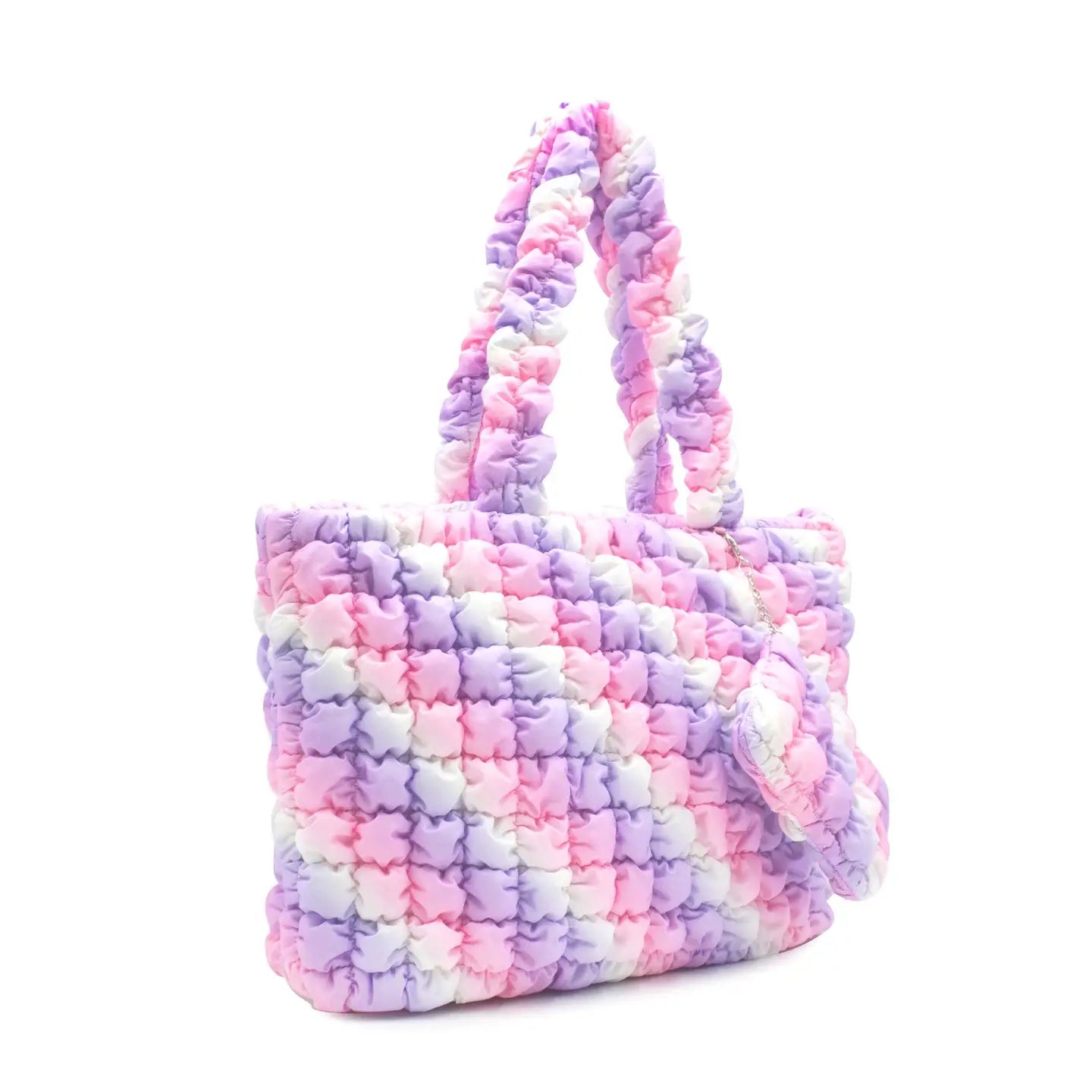 Candy Quilted Tote & Coin Purse