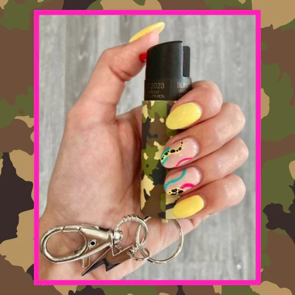Green Camo Pepper Spray