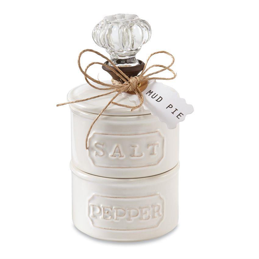 Circa Doorknob Salt Cellar Set