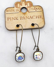 Kamille Gold/AB Drop Earrings