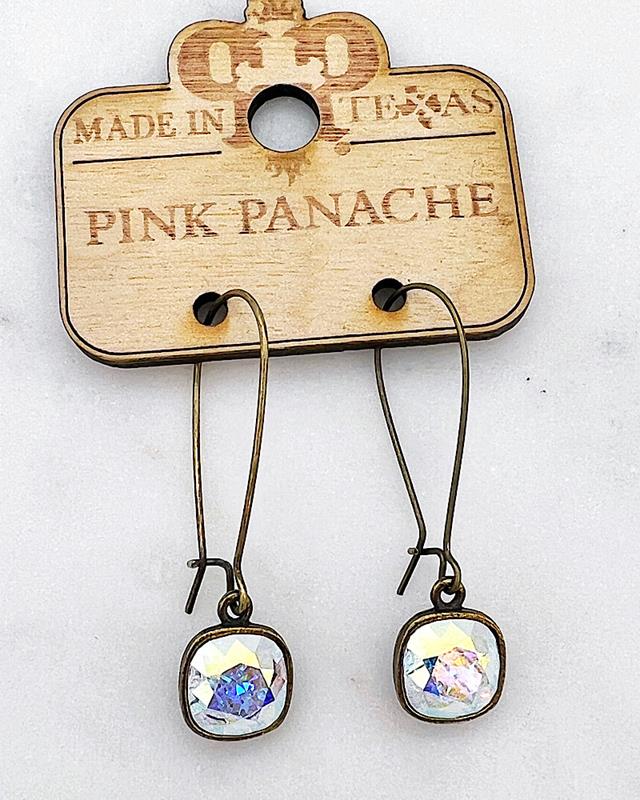 Kamille Gold/AB Drop Earrings