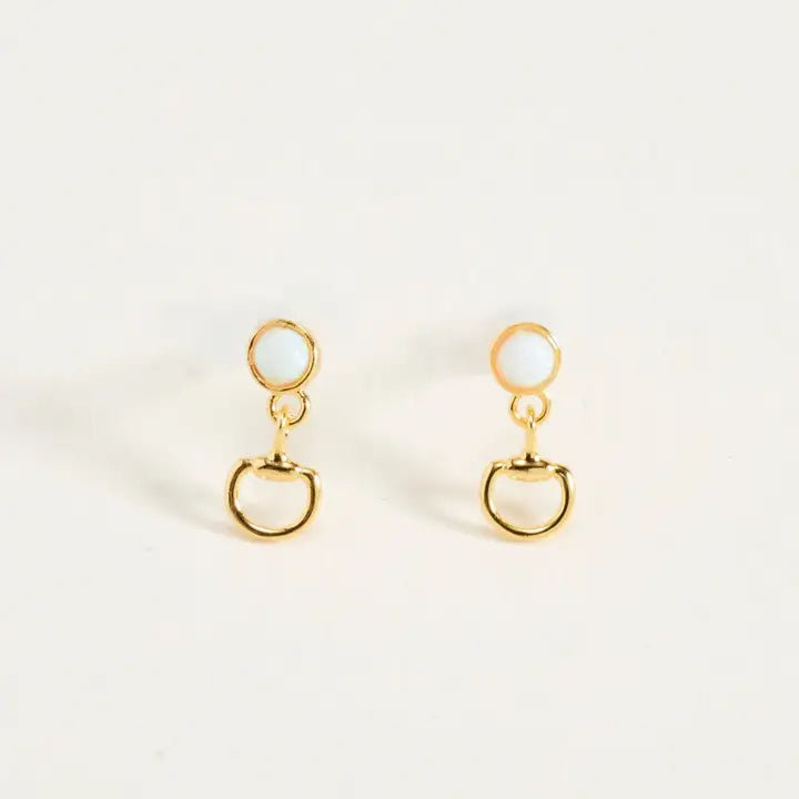 Bit & Opal Earrings