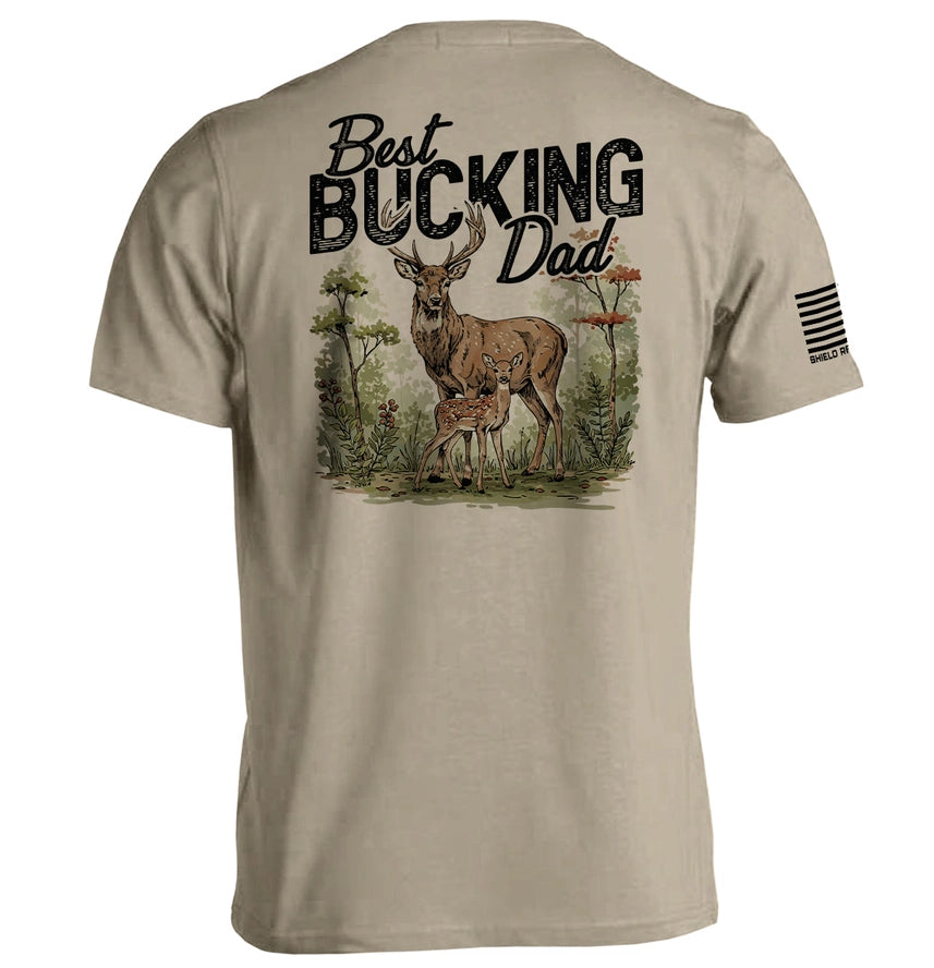 Best Bucking Dad Tee