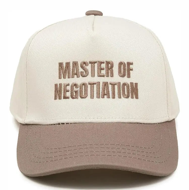 Kids Master Of Negotiation Trucker Hat