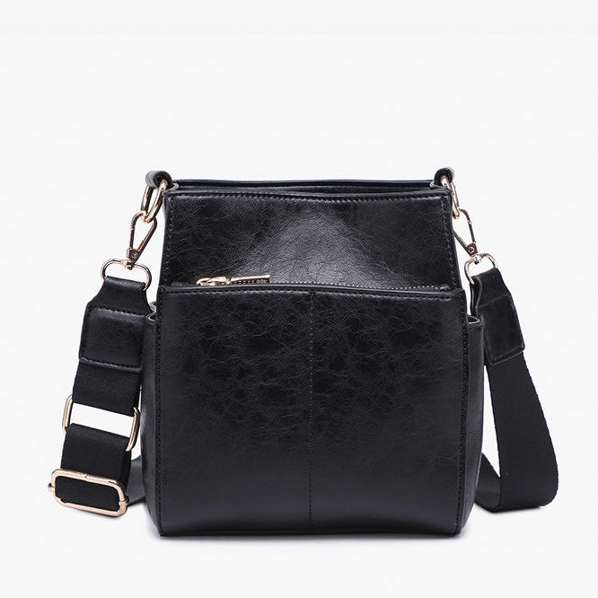 Jeanne Black Bucket Bag