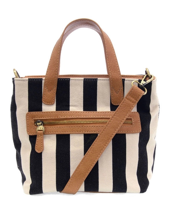 Awning Stripe Black Mini Tote
